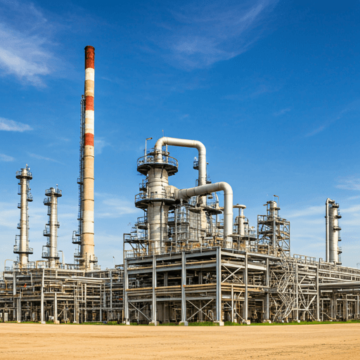 Oil refinery and energy facility